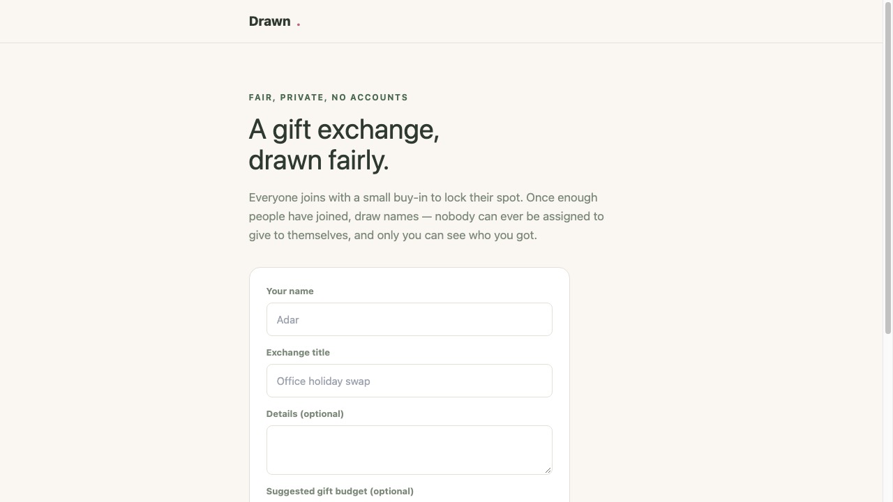 Drawn screenshot