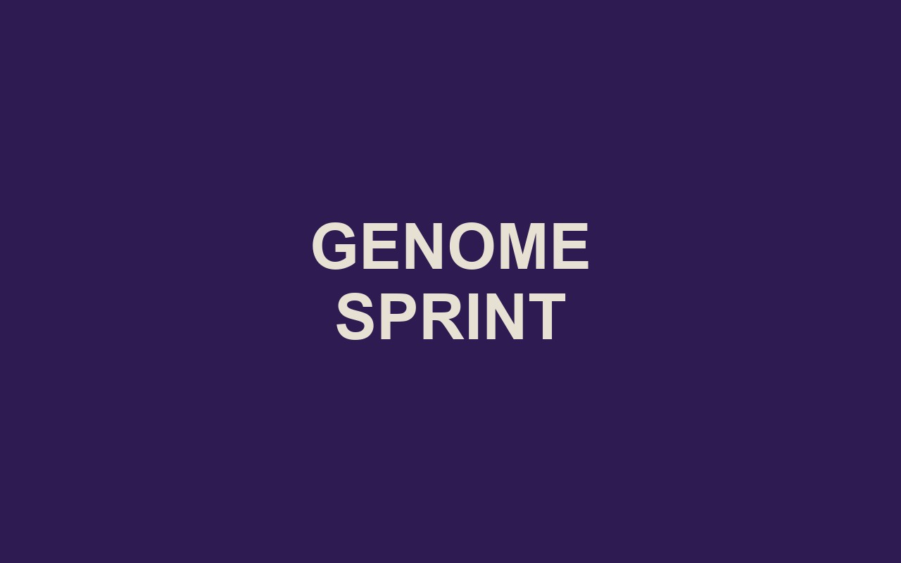 Genome Sprint screenshot