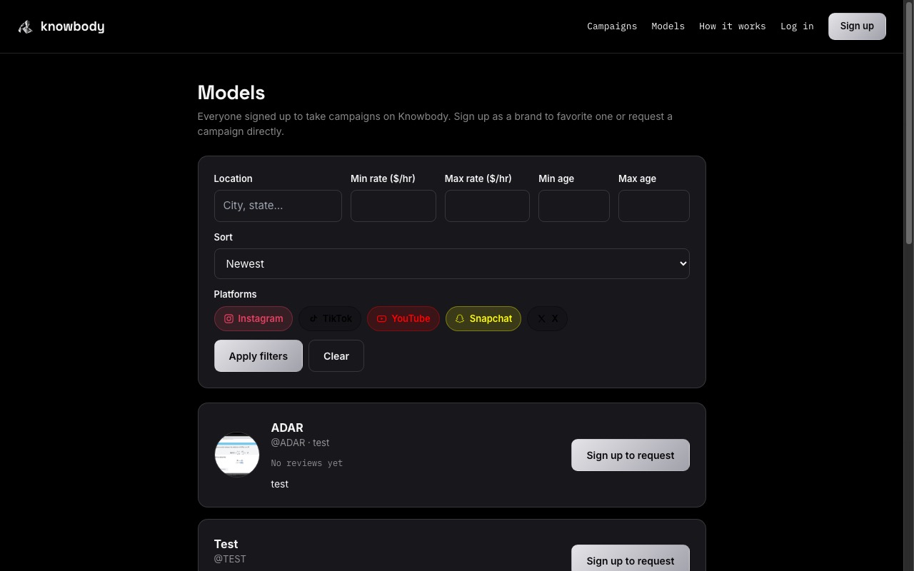 knowbody screenshot