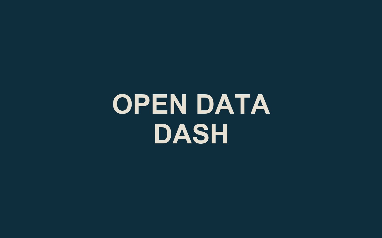 Open Data Dash screenshot