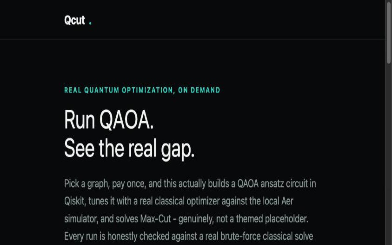 Qcut screenshot
