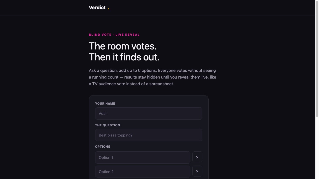 Verdict screenshot